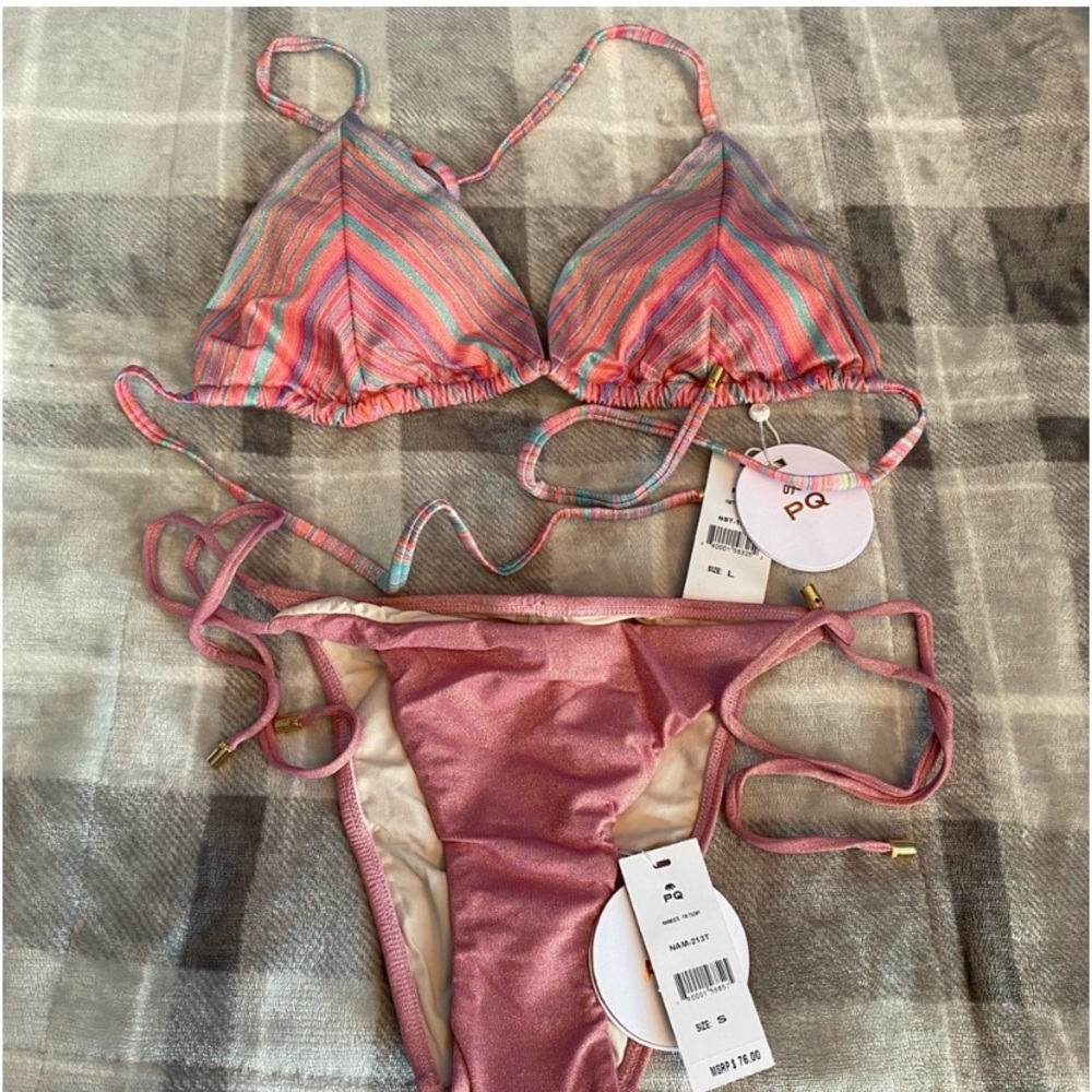 PilyQ PQ Swim Namaste S bottoms NWT